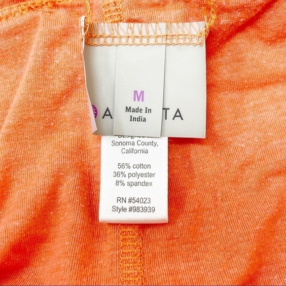 ATHLETA Women’s Orange MIX & MINGLE Foldover Waist Skirt CORAL SUNSET - Picture 6 of 7